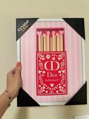 Matchbox Wall Art - Pink & Red